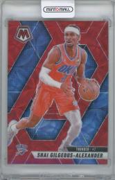 2024-25 PANINI Mosaic Mosaic International Red #38 / SHAI GILGEOUS-ALEXANDER(Oklahoma City Thunder) 【64/75】