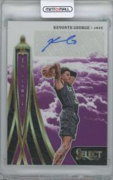 2024-25 PANINI Select In Flight Signatures Purple Prizms / KEYONTE GEORGE(Utah Jazz) 【20/75】