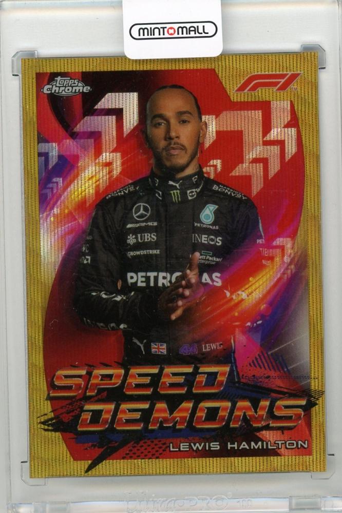 ミントモール / MINT 新宿店 / 2022 TOPPS Chrome Formula 1 Speed Demons Gold Wave  Refractors #SDLH Lewis Hamilton Mercedes-AMG Petronas F1 【19/50】