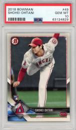 2018 TOPPS Bowman Shohei Ohtani #49 RC【PSA10】 Los Angeles Angels