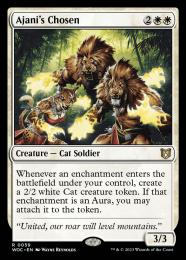 【WOC】【ENG】〈059-R-W〉《アジャニに選ばれし者/Ajani's Chosen》