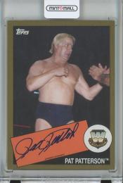 2015 Topps WWE Heritage Wrestling Pat Patterson Autographs/Gold Parallels/【10/10】