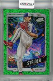 2024 Topps Cosmic Chrome Spencer Strider Green Space Dust Refractors #51 【02/75】 Atlanta Braves