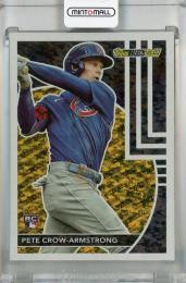 2024 Topps Update Series Pete Crow-Armstrong Topps Black Gold #BG-15 RC Chicago Cubs