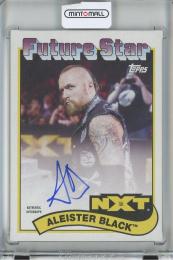 2018 Topps WWE Heritage Aleister Black Future Star/Autograph/#A-ALB【10/99】 NXT