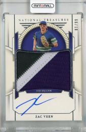 2024 Panini National Treasures Zac Veen Prospect Material Signatures #66 Auto ※裏面傷あり【81/99】 Colorado Rockies