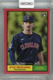 2024 Topps Archives  Kyle Manzardo 1961 Topps Red Hot Foilboard #36 RC【24/50】 Cleveland Guardians