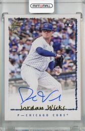 2024 Topps Archives  Jordan Wicks 1995 Fan Favorites Autographs #95FF-JW RC Chicago Cubs