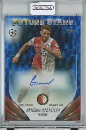2023-24 Topps UEFA Club Competitions Santiago Gimenez Future Stars Autograph/Blue Icy【10/99】 Feyenoord Rotterdam