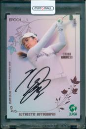 2025 EPOCH JLPGA 女子プロゴルフ オフィシャルトレーディングカード TOP PLAYERS 菊地絵理香 直筆サインカード【88/88】