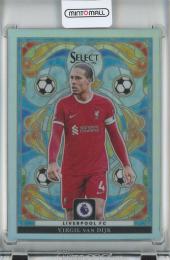 2023-24 Panini Select Premier League Soccer Virgil van Dijk Stained Glass/#22 Liverpool FC