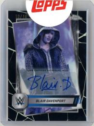 2025 Topps Chrome WWE Blair Davenport Autographs Black Refractors #CLADV【10/10】