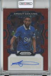 2023-24 Panini Prizm Premier League Arnaut Danjuma Signature/Red Stars Prizms/#S-AD Everton