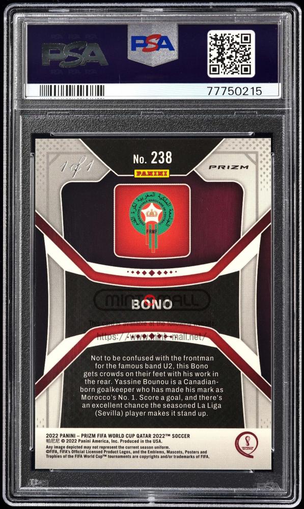 2022 panini instant Bounou True Gem /312