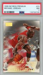 1998 Skybox Premium Michael Jordan Holo foil Autograph【PSA7】