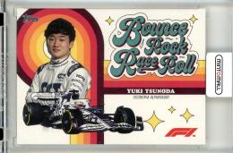 2022 Topps Formula 1 Racing  Yuki Tsunoda Bounce Rock Race Roll