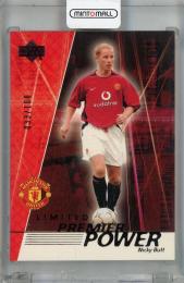 2002 Upper Deck Manchester United Nicky Butt Premier Power Black #55【033/100】 Manchester United