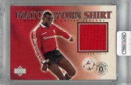 2002 Upper Deck Manchester United Andrew Cole Legends Match Worn Shirts #ACS  Manchester United