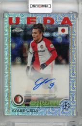 2024-25 Topps UEFA Japan Edition Soccer  Ayase Ueda Chrome Mojo Autographs #CA-AU 【151/299】 Feyenord