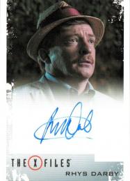 2018 RITTENHOUSE X-Files Seasons 10 and 11  Rhys Darby (As Guy Mann) Autograph