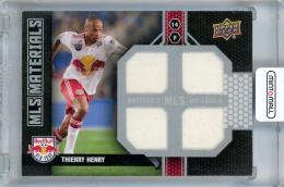 2011 Upper deck Soccer Thierry Henry Materials Quad #TH ※白かけ有り New York Red Bulls