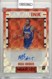 2018-19 Hoops Mikal Bridges Rookie Ink Red #10【03/25】 Phoenix Suns