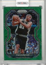 2020-21 Panini Prizm Tim Duncan Prizms Choice Green #30 【4/8】 San Antonio Spurs