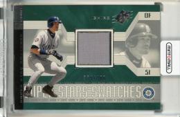 2002 Upper Deck SPx Ichiro Suzuki SuperStars Swatches Silver #165【324/400】《めくれあり》