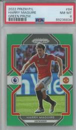 2022 Prizm Premier League Harry Maguire Green Prizm #84【5/5】【PSA8】 Manchrster United
