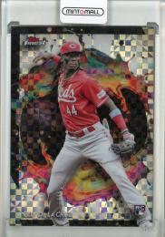 2024 Topps Finest Elly De La Cruz Rare Checkerboard Refractor Cincinatti Reds