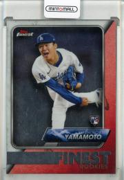 2024 Topps Finest Yoshinobu Yamamoto Finest Rookies Los Angeles Dodgers