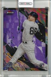 2024 Topps Finest Austin Wells Uncommon Purple Refractor【014/200】 New York Yankees