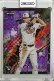 2024 Topps Finest Colton Cowser Common Purple Checkerboard【138/150】 Baltimore Orioles