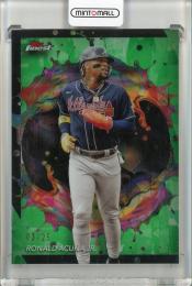 2024 Topps Finest Ronald Acuna Jr. Rare Green Refractor【03/25】 Atlanta Braves