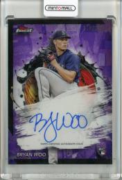 2024 Topps Finest Bryan Woo Finest Autograph Purple Refractor【112/125】 Seattle Mariners