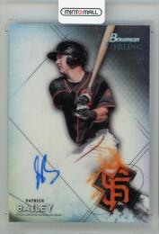 2021 BOWMAN Chrome Patrick Bailey Sapphire Prospect Autographs #BSPAPB San Francisco Giants