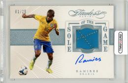 2016 Panini Flawless Ramires Sole of the Game Signatures(ON CARD) 【1/25】 Brazil