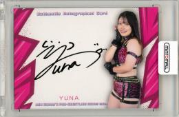 BBM 女子プロレスカード 2025 YUNA 直筆サインカード【59/98】