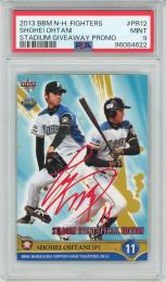 BBM 2013 大谷翔平 スタジアム限定 Giveaway プロモーションカード　PR12　二刀流【PSA9】 北海道日本ハムファイターズ