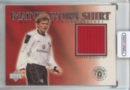 2002 Upper Deck Manchester United   Jesper Blomqvist Match-Worn Shirt Manchester United