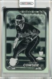 2024 Topps Chrome Colton Cowser Negative Refractor Baltimore Orioles