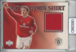 2002 Upper Deck Manchester United   Ole Gunnar Solskjaer Match-Worn Shirt Manchester United