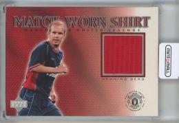 2002 Upper Deck Manchester United   Henning Berg Match-Worn Shirt Manchester United