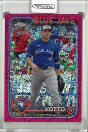 2024 Topps Chrome Joey Votto Magenta Speckle Refractor【331/350】 Toronto Blue Jays