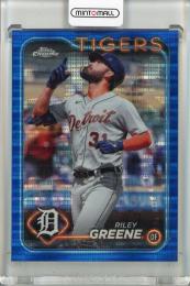 2024 Topps Chrome Riley Greene Sonar Blue Refractor【053/125】 Detroit Tigers