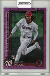 2025 TOPPS SERIES ONE James Wood #181 RC Pink Holo Foil  Washington Nationals