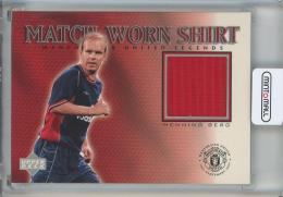 2002 Upper Deck Manchester United   Henning Berg Match-Worn Shirt Manchester United