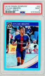 [PSA9] 2018-19 Panini Donruss	Kylian Mbappe	Optic - Aqua	85/149