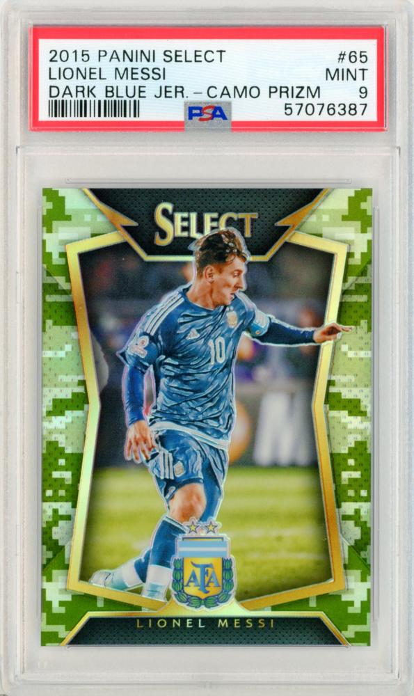 ミントモール / MINT 福岡店 / [PSA9] 2015-16 Panini Select Lionel Messi Dark Blue  Jersey Camo Prizm #65 48/249