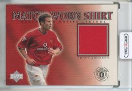 2002 Upper Deck Manchester United   Ronny Johnsen Match-Worn Shirt Manchester United